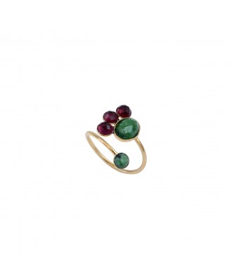 BAGUE JANET GRENAT